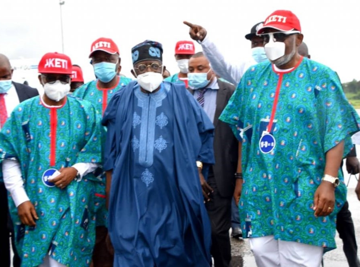 How Tinubu, Sanwo-Olu, Buni, APC Govs, stormed Ondo for Akeredolu’s second term campaign flag off
