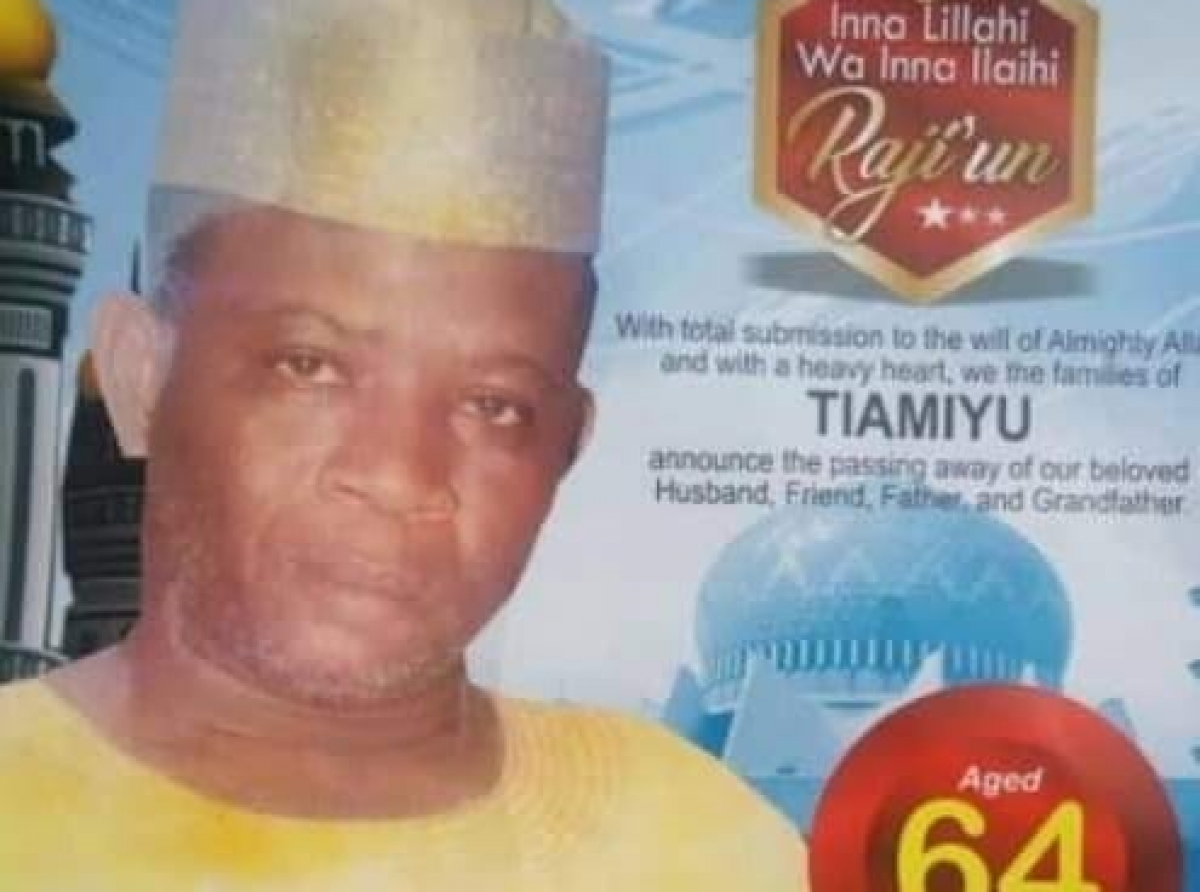 Popular Industrialist, Safiriyu Tiamiyu of ST Soap fame dies at 64…How allegations of money ritual turned him to a recluse,years back