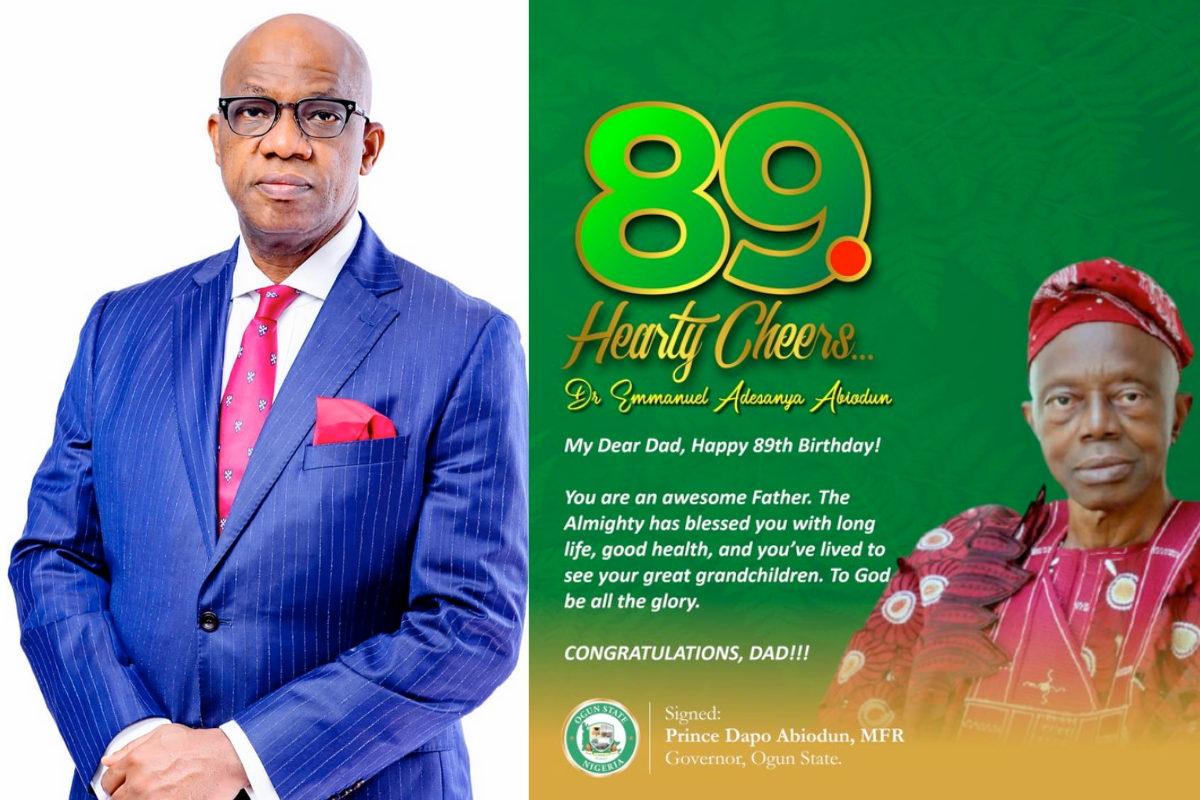 Gov. Dapo Abiodun's Father Pa Emmanuel Dies at 89