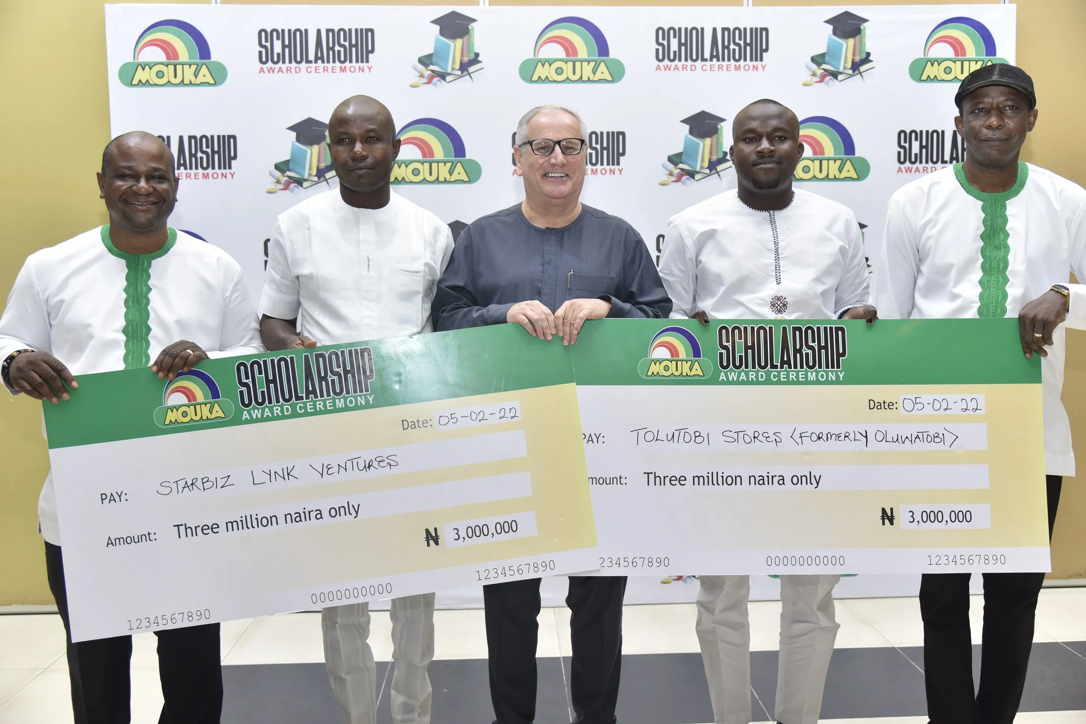 Mouka rewards business partners, staff with over N111million worth of Educational Support