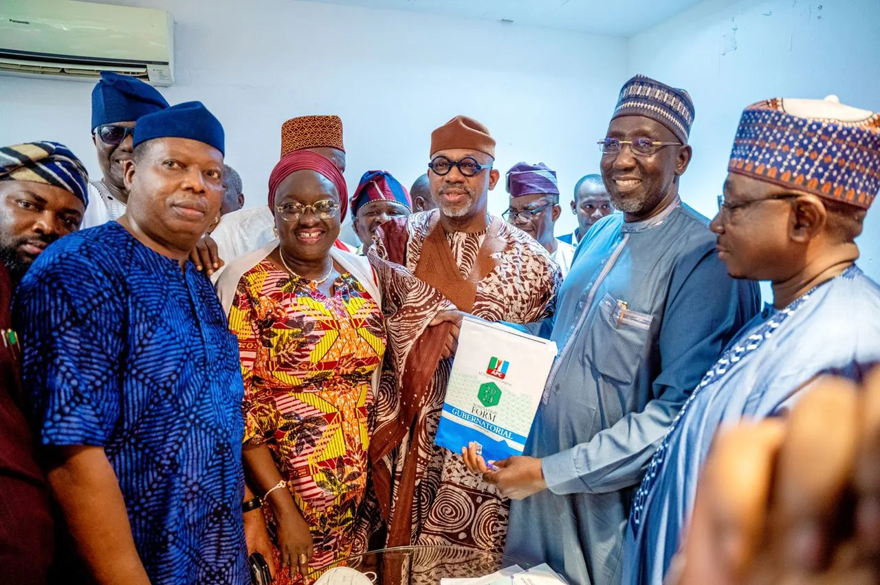Ogun 2023! Gov. Abiodun submits nomination form, expresses confidence of victory