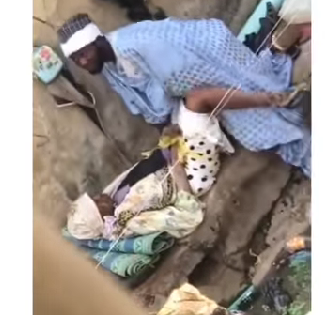 Alfa caught having sex with mad woman in Ibadan