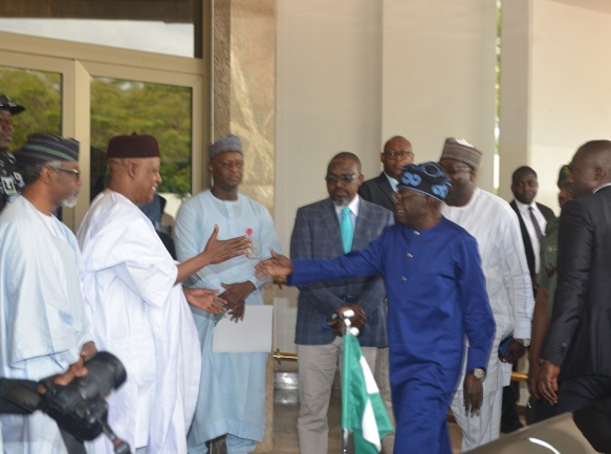 President Tinubu resumes works at Aso Rock